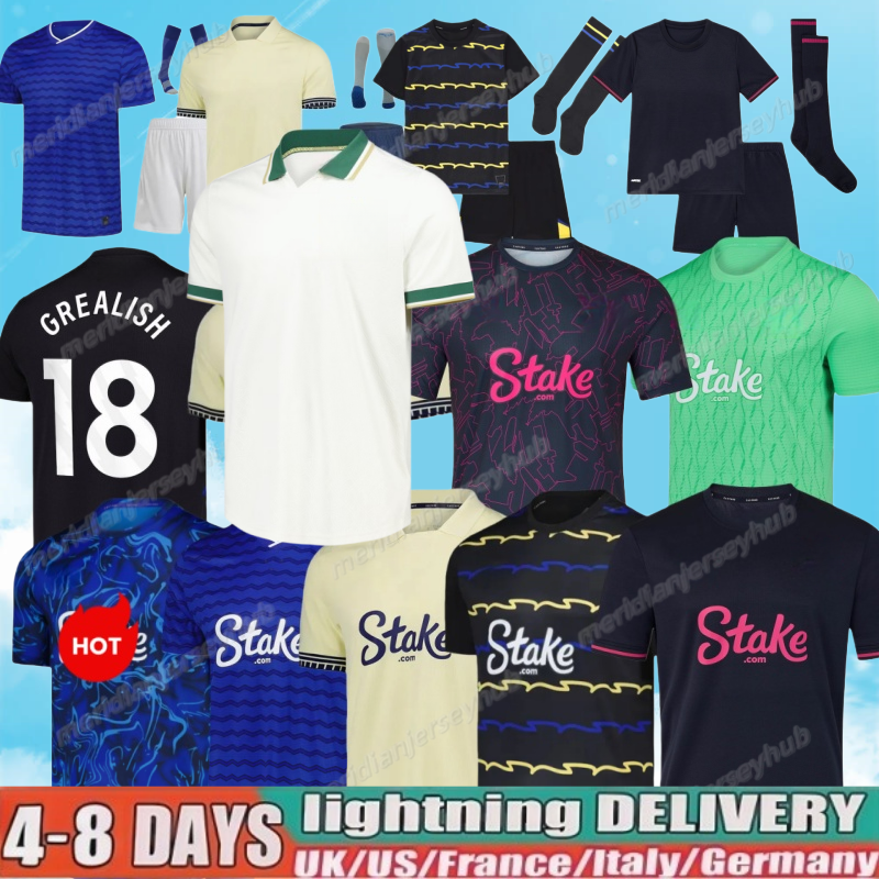 25 26 GREALISH BRANTHWAITE Evertoon Soccer third Jerseys DANJUMA NDIAYE HARRISON MYKOLENKO TARKOWSKI COLNMAN YOUNG GUEYE PICKFORD 2025 2026 football men shirt1
