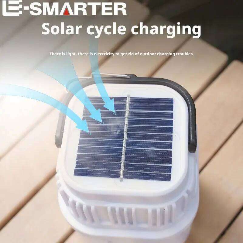 Powerful Solar-Powered Charging Outdoor Camping Tent Multi-Function Type-C Rechargeable Emergency Light S260302