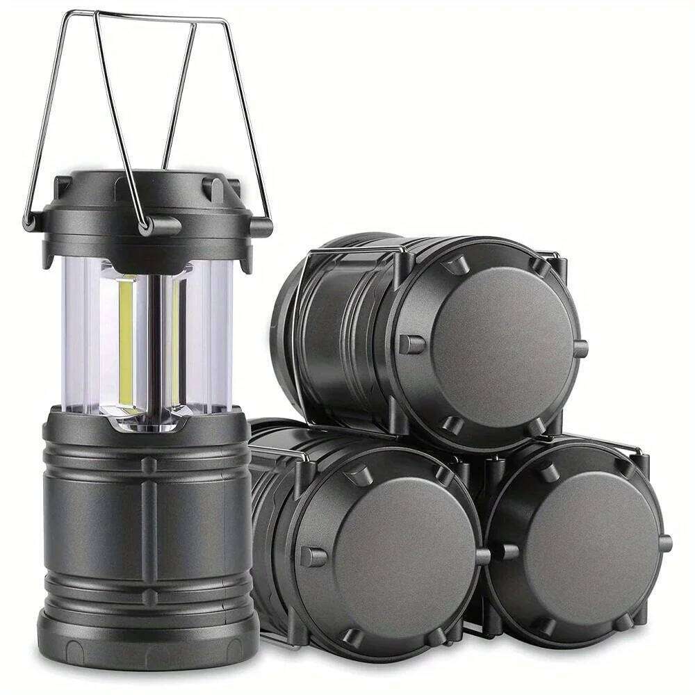 1/2/4PCS Camp Lamp Camping Tent Portable Multifunctional Emergency Light Battery Outdoor Pony Lantern S260302