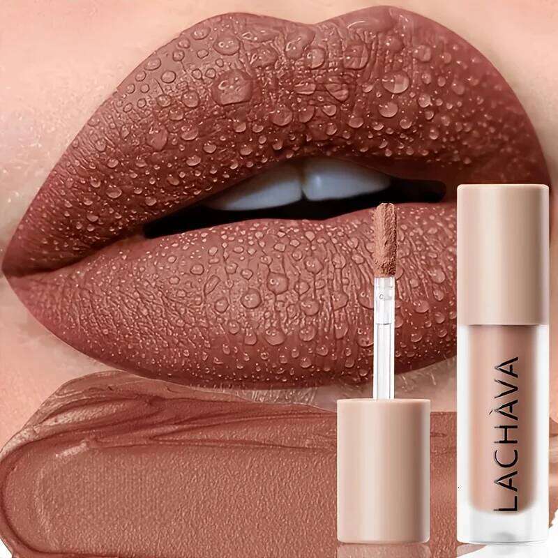 Velvet Matte Nude Lipstick, Long-Lasting Waterproof Finish, Ideal Gift for Her H260302
