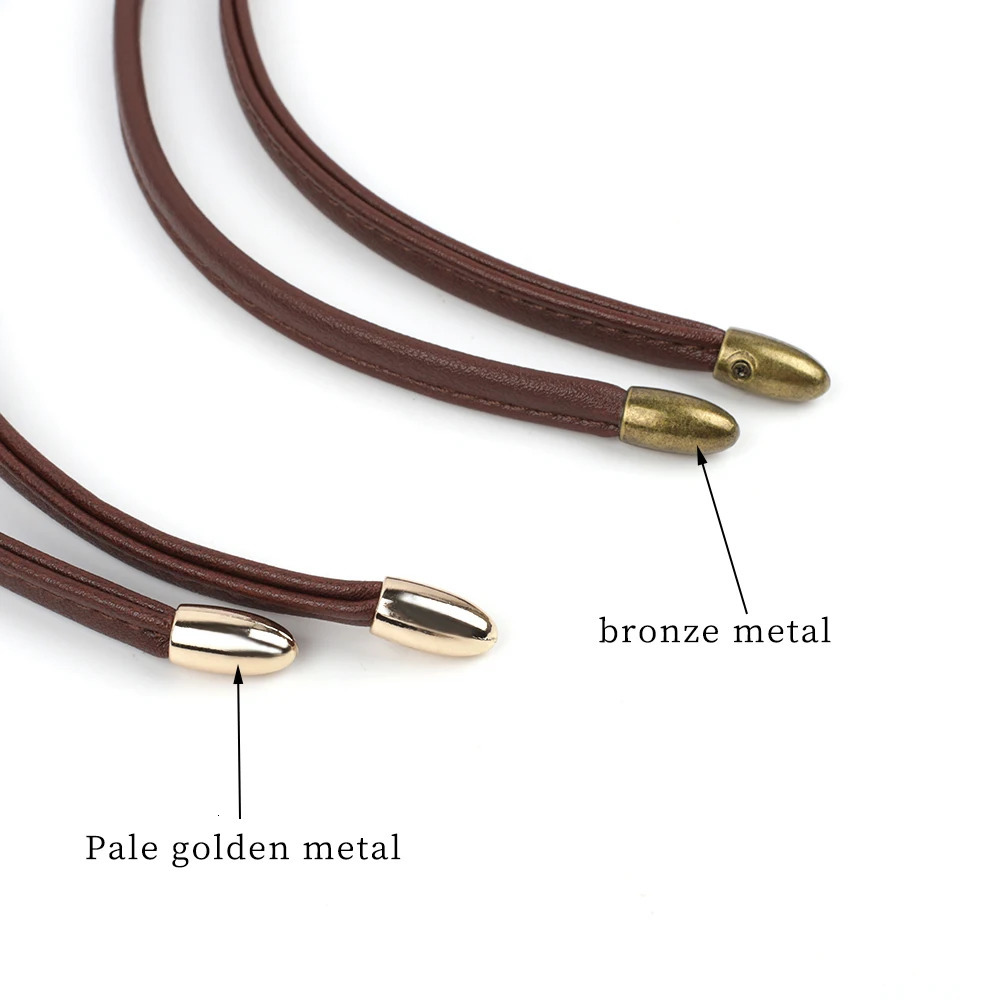 Fashion PU Leather Bag Strap DIY Detachable Replacement Bucket Bag Drawstring Rope Backpack Beam Pocket Purse Accessories 260228