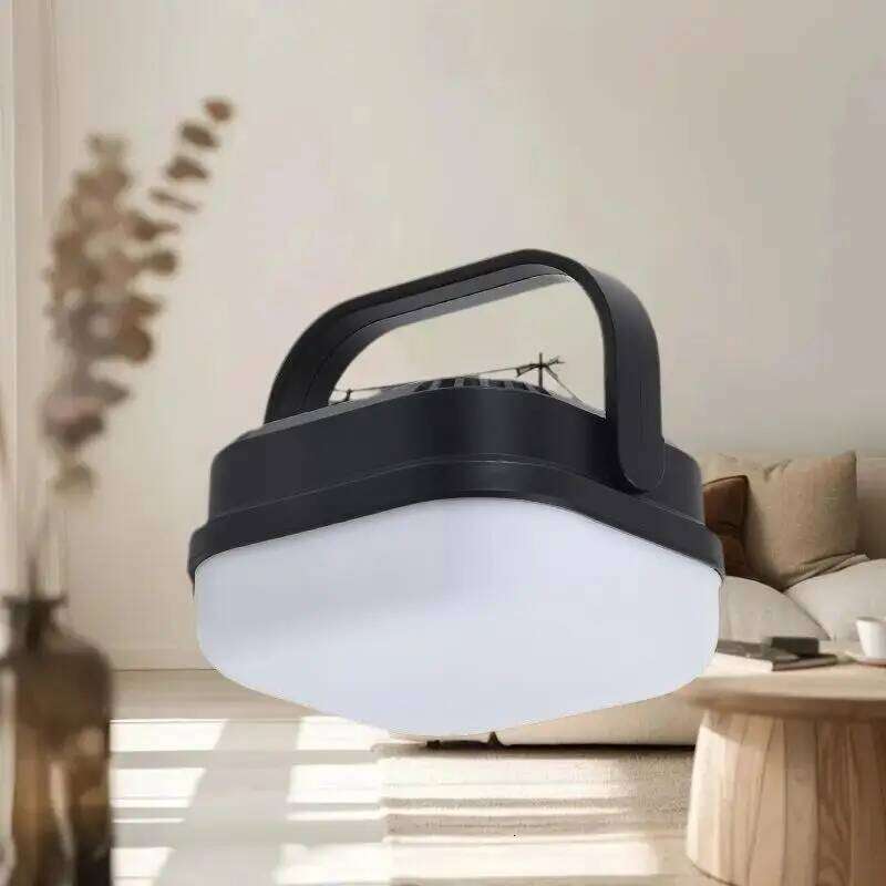 Versatile Miniature Solar Camping Lantern - LED Power Bank Tent Light with Three Manipulable Modes. S260302