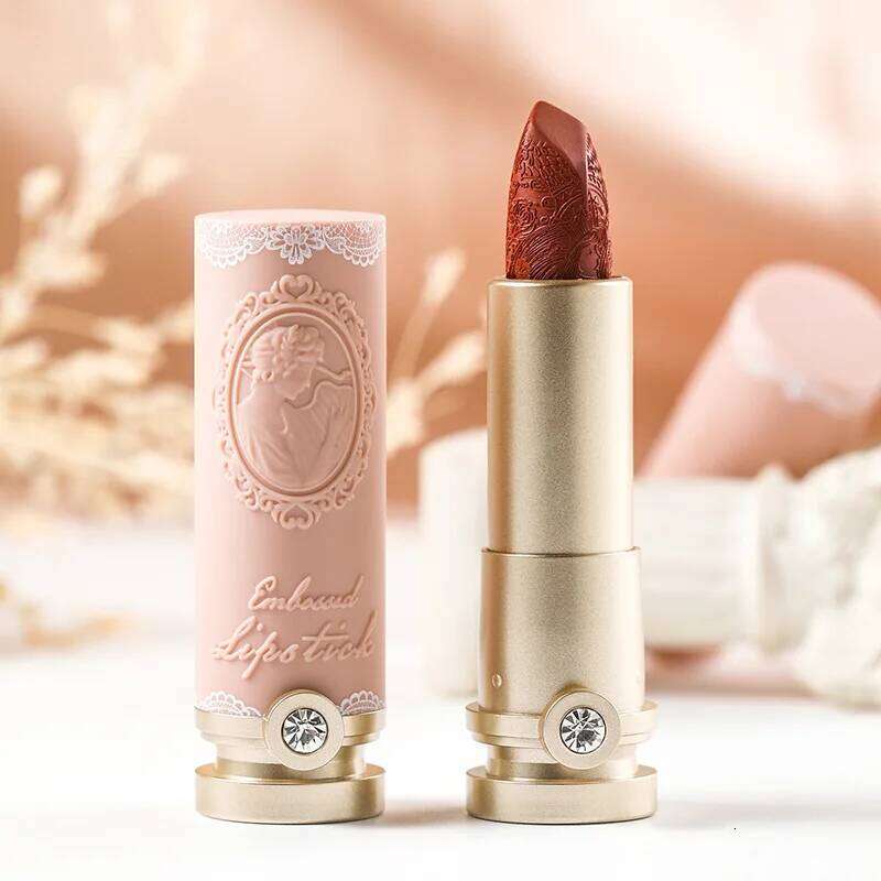 Artistic Embossed MatteSexy Matte Lipsticks Waterproof Lip Gloss Long Lasting Liquid Lipstick Korean Makeup Cosmetics H260302