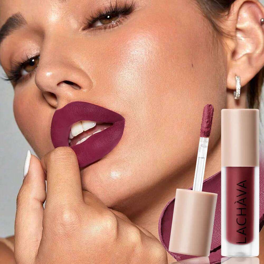 LACHAVA Matte Liquid Lip Mousse - 10 Nude Shades, Waterproof, Transfer-Proof & Non-Drying, Velvet Lipstick with Long Lasting Wea H260302