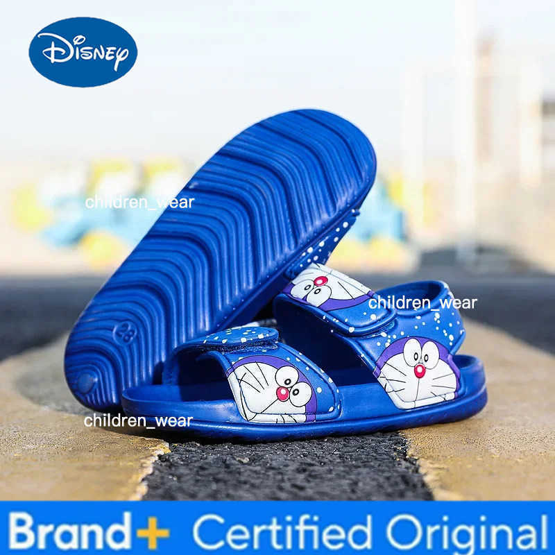 Disney Summer New Soft Non-Slip Beach Shoes Captain America Spiderman Mickey Open Childrens Sandals Wild Boys Girls Student Kids Shoes H2603031