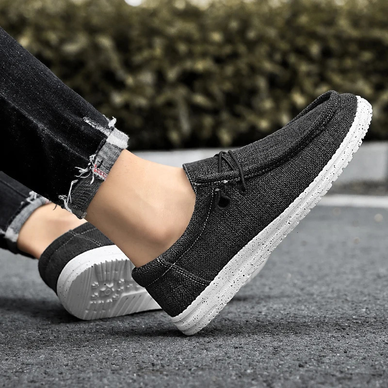 Men Casual Shoes Breathable Lightweight Slip-On Flats Simple Comfortable Solid Color Soft Sole Shoes Men Shose For Sale Loafers 260228