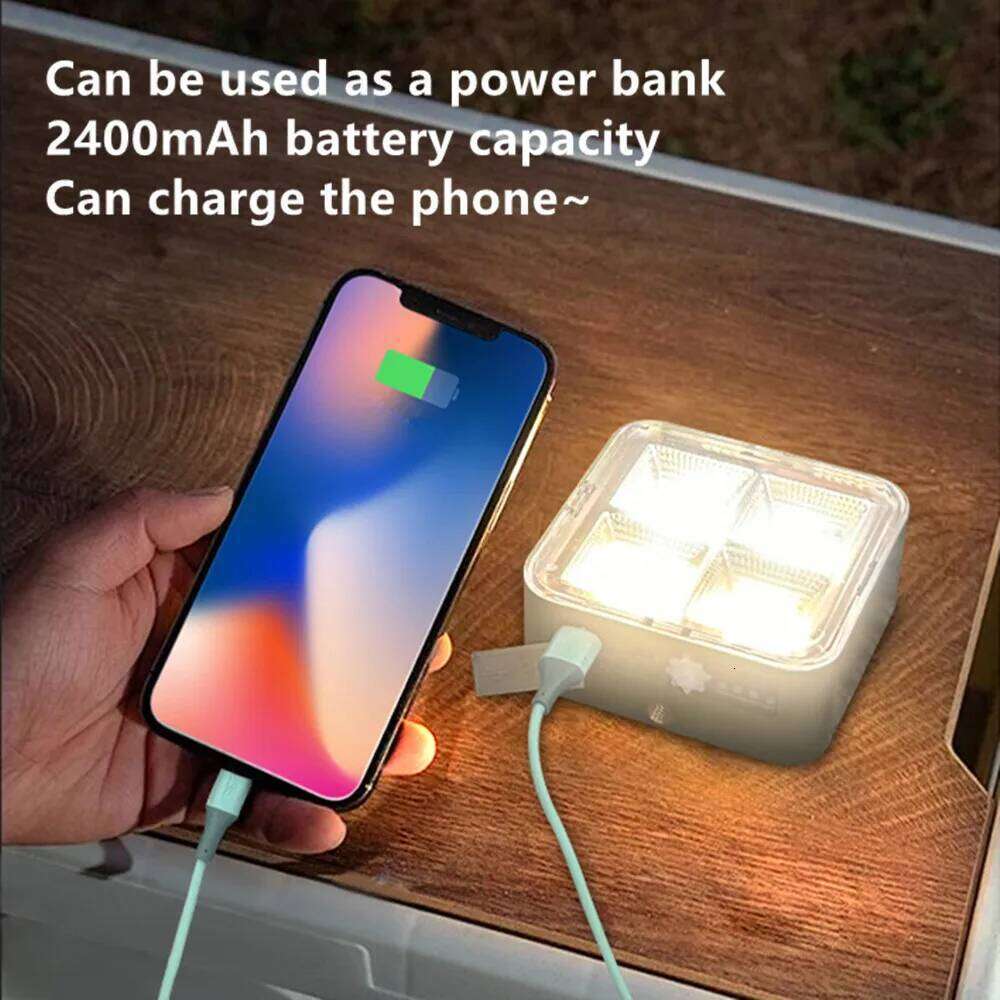 Powerful Solar LED Light Outdoor Type-C Charging Multi Level Lighting Mode Camping Tent Flashlight Portable Lamp S260302