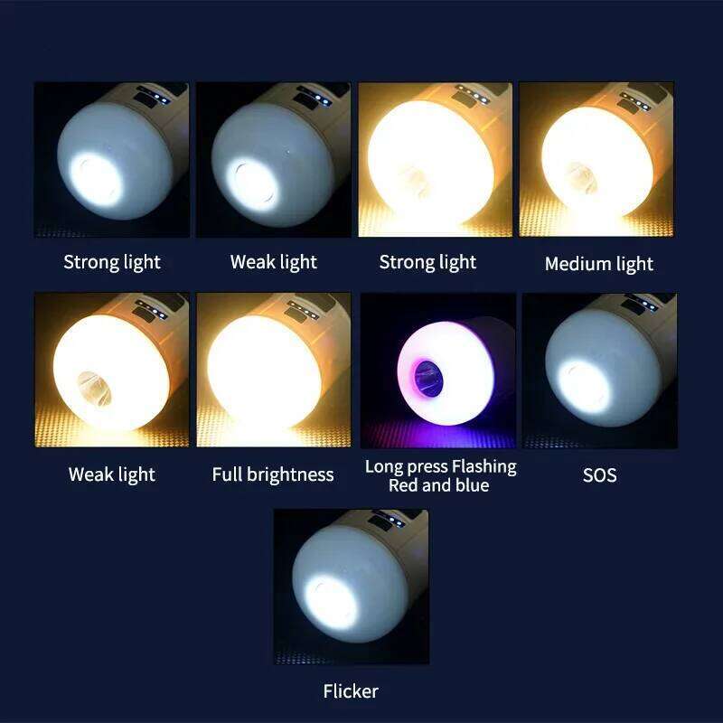 F2 Manual Generation Camping Lantern High Power Tents Usb Rechargeable Portable Light Hiking Night Hanging Lamp S260302