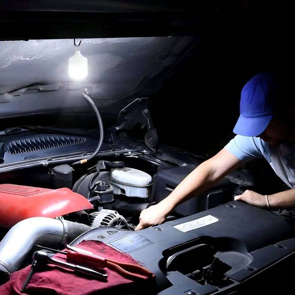 Portable Outdoor Camping USB Rechargeable lamp LED Emergency Hook High Power Tents Lantern Night Lights Bulb S260302