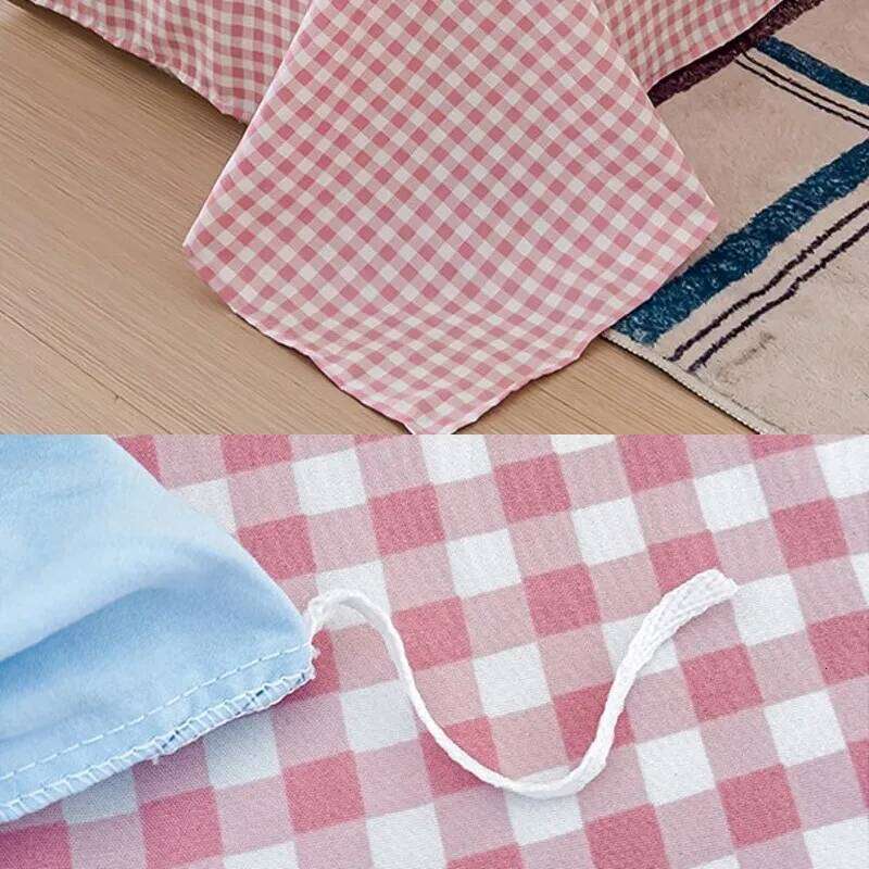 Ins Korean Purple Striped Bedding Sets 2025 New Duvet No Filler Bed Sheet one or Two Pillowcase Girl Comforter Cover Set W260302