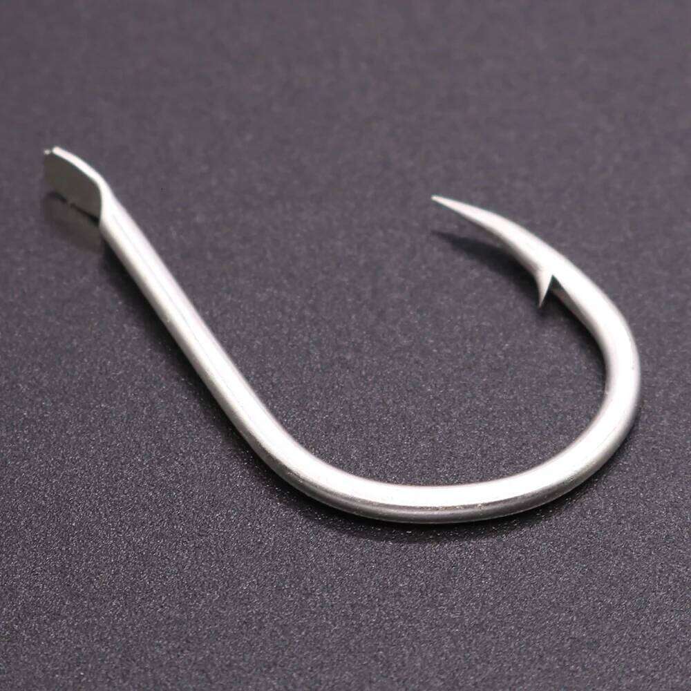 JIGGINGPRO 30/50 Pcs 10#-22# High Carbon Stainless Steel Jigging Barbed Carp Hooks Fishing Tackle Z260228