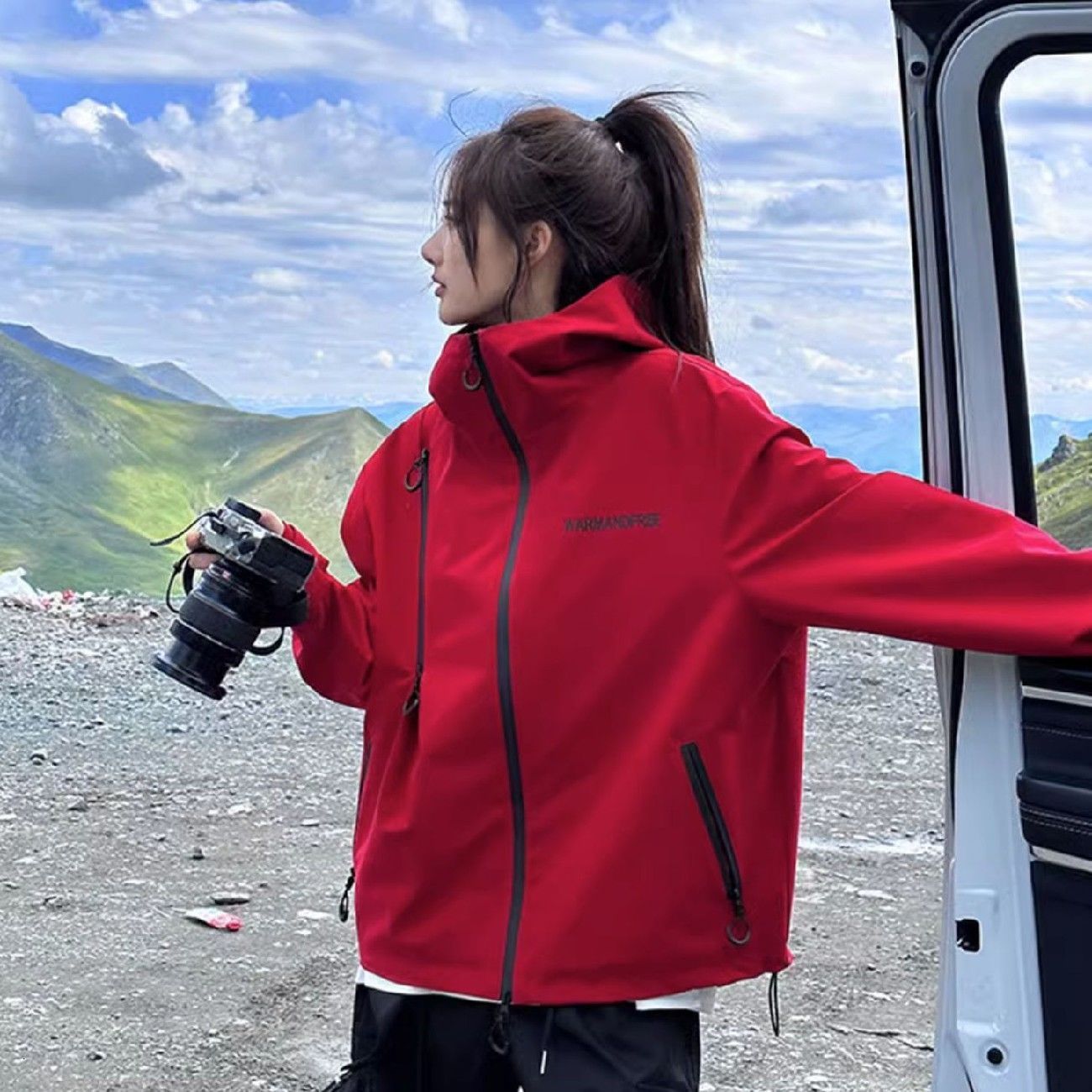 Fashion Varsity Jacket Womens Autumn Winter 2024 Casual Letter Embroidered Bedding Coat Cotton Pad Jacket Street Clothing Parkas Red 241018