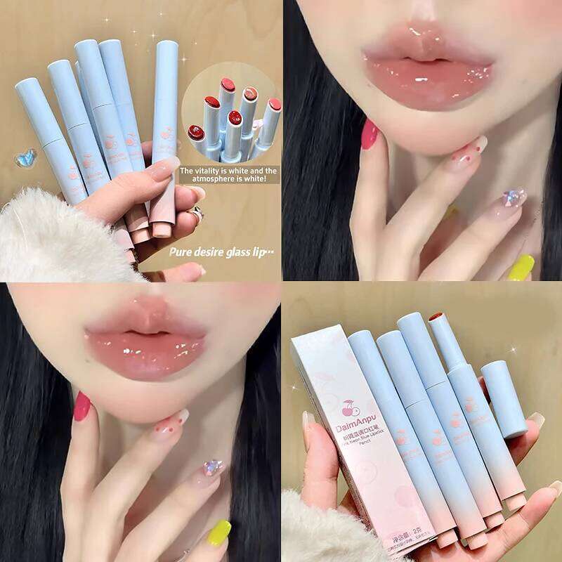 Mirror Glossy Lipstick Long Lasting Moisturizing Natural Plumper Makeup Plumping Lip Glaze Cosmetics Exfoliating for Lips H260302