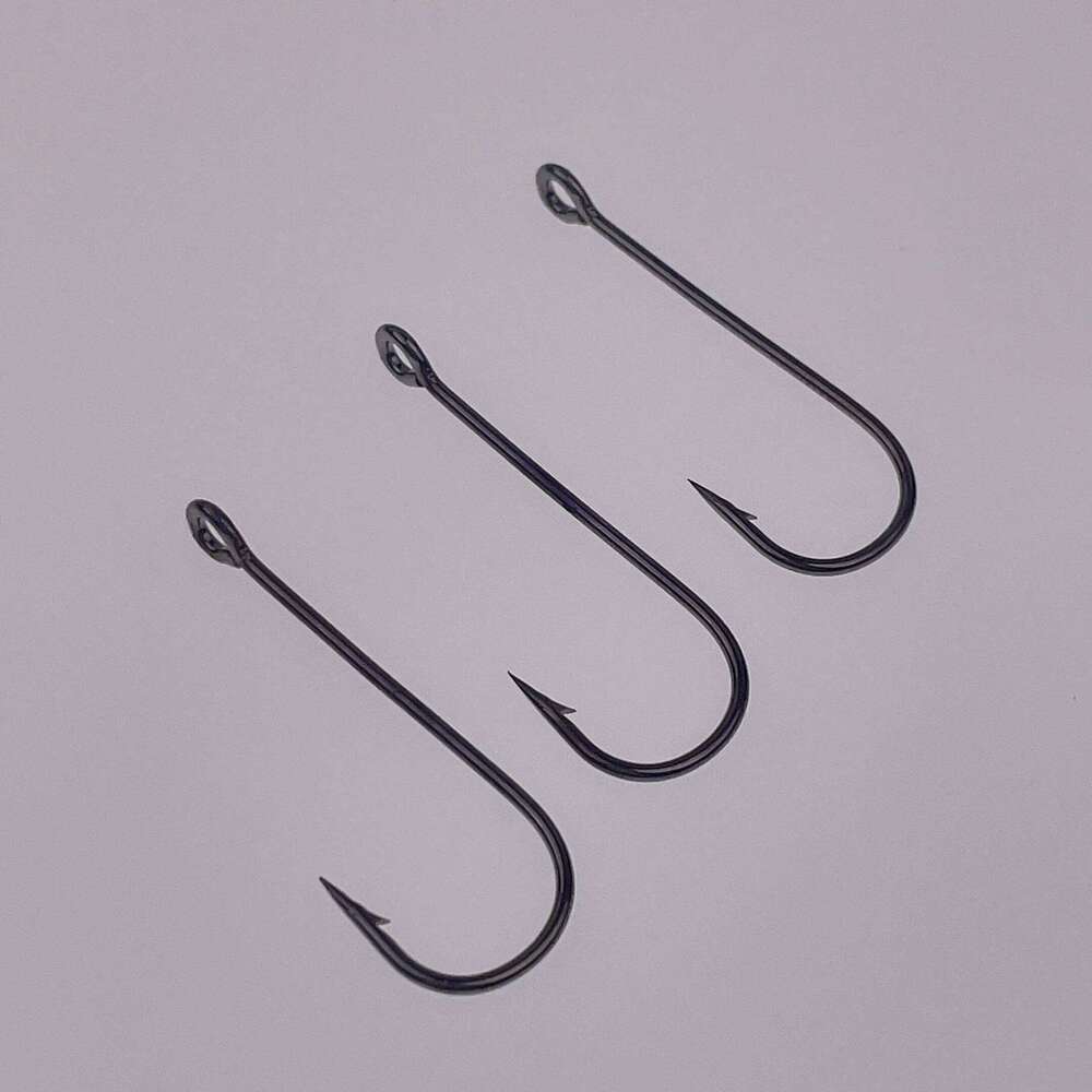20pcs LS-001 Black Sea Squid Circle Japan Jig Head Hook For Fish Winter Fishing Hooks Tool Accessories Z260228