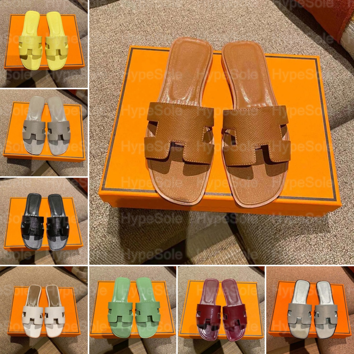 2026 Chypre Designer Slides Slippers Leather Slide Slipper Black White Red Luxury Women Summer Flat Sandals Claquette Sandles