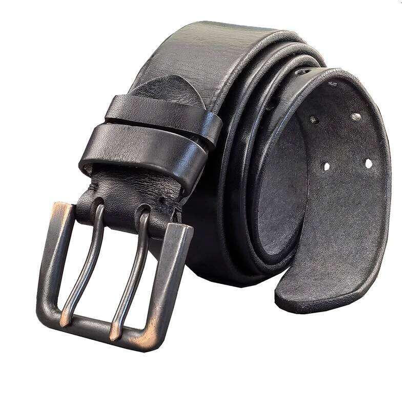 43MM Wide Double Pin Metal Buckle Genuine Ceinture Luxury Leather Waist Belt Fot Men MBT0018 S260228