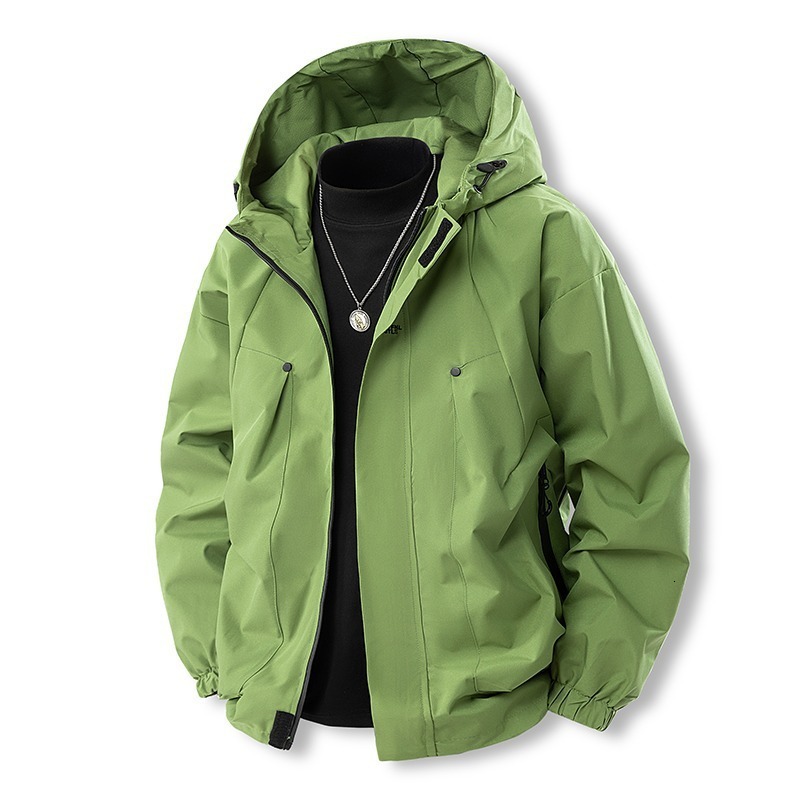 Designer Jacket Autumn Outdoor Windproof Wterproof Jcket For Men New Loose Fit Trendy Brnd Workwer Hooded Cot