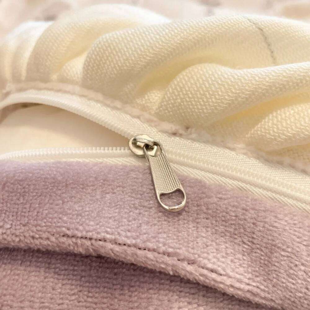 Carved Milk Velvet Light Luxury Bedding Thicken Winter Comforter Duvet Cover Bed Sheet Pillowcase Home Decor Four-Piece Set W260302