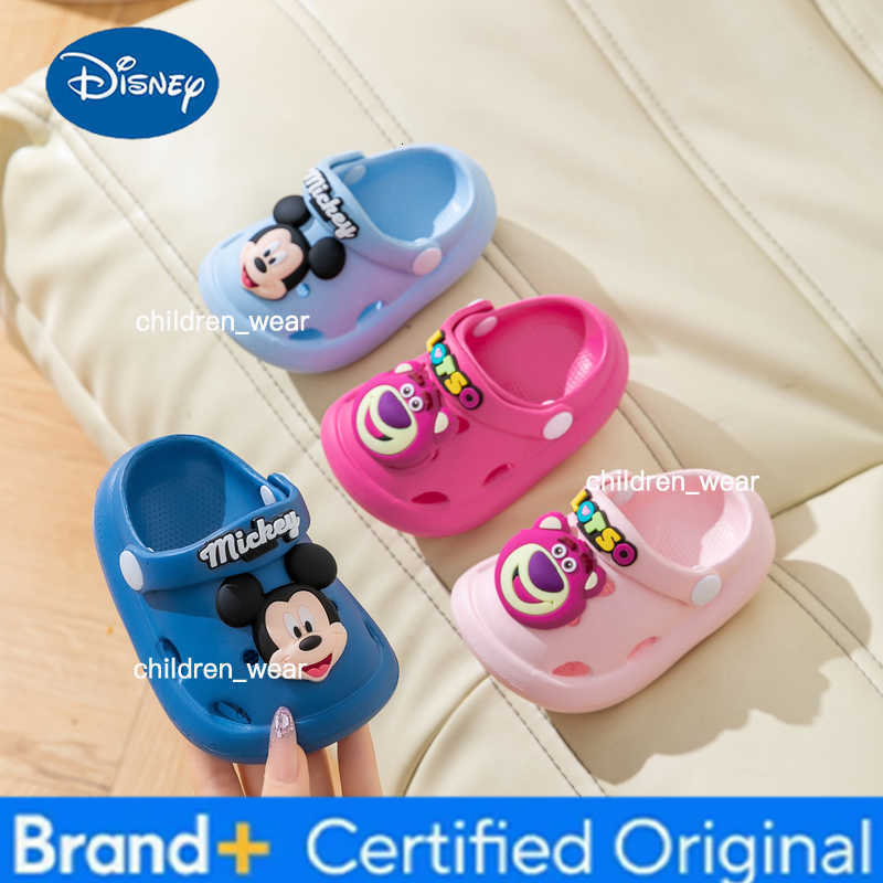 Disney childrens baby cartoon mickey mouse boy girl non-slip soft bottom summer sandals slippers beach shoes H260303