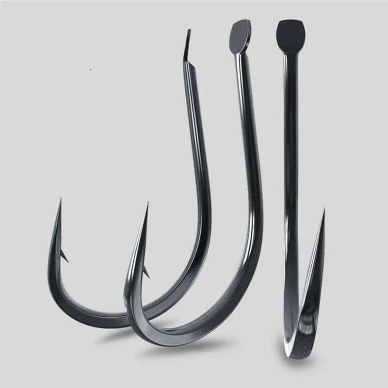 50PCS Small Fishing High Carbon Steel Freshwater Size 1 - 13 Barbed Carp Hooks Z260228