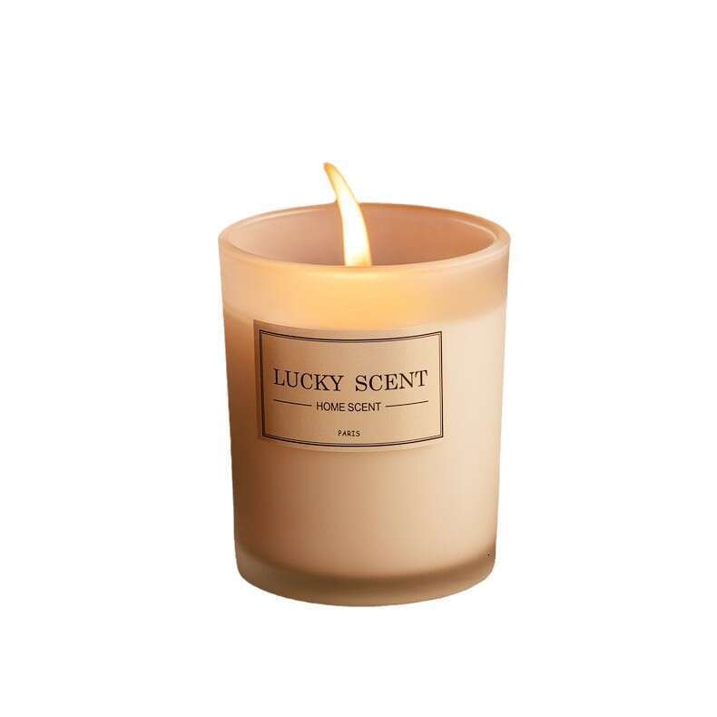 Aromatherapy Glass Cup Candle Incense Smokeless Soy Wax Hotel Home Indoor Long-lasting Romantic Mood Fragrance Essential Oil W260303