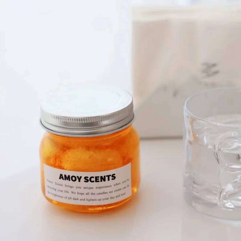 200ml Fruit-Scented Orange Strawberry Jelly Wax Creative Birthday Gift Party Favor Scented Candle W260303