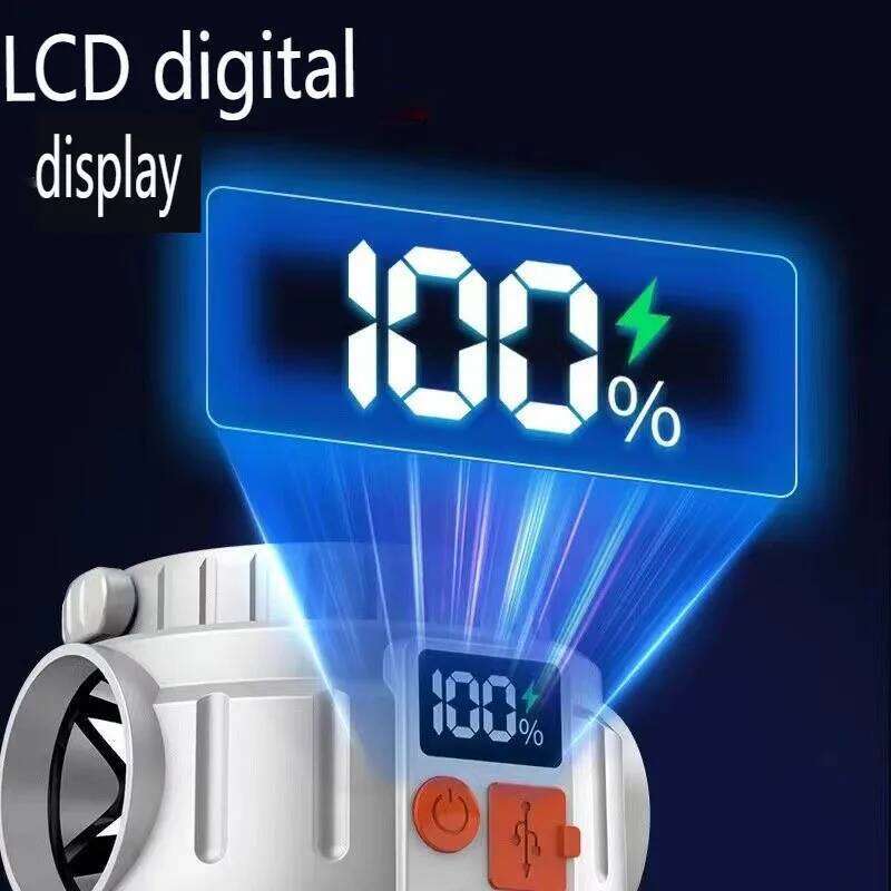 Camping Light USB Rechargeable Outdoor Tent Flashlight Solar Charging Emergency Hurricane Camp Lamp Waterproof Power Bank S260302