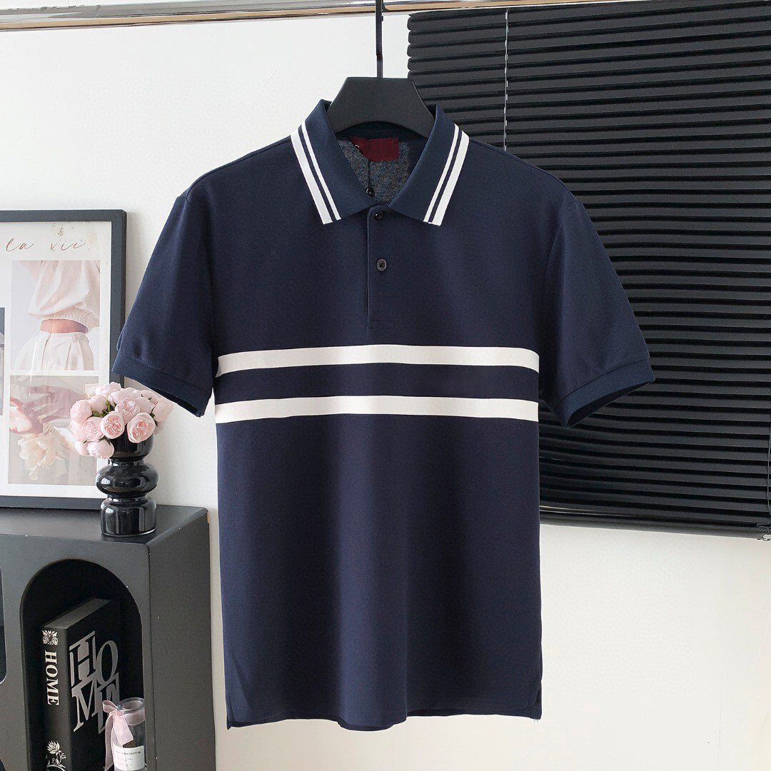 Mens designer t shirt Polo Shirts Casual Stylist Clothes Short Sleeve Designers Polos Fashion Men Summer T Shirt size S-XL 25