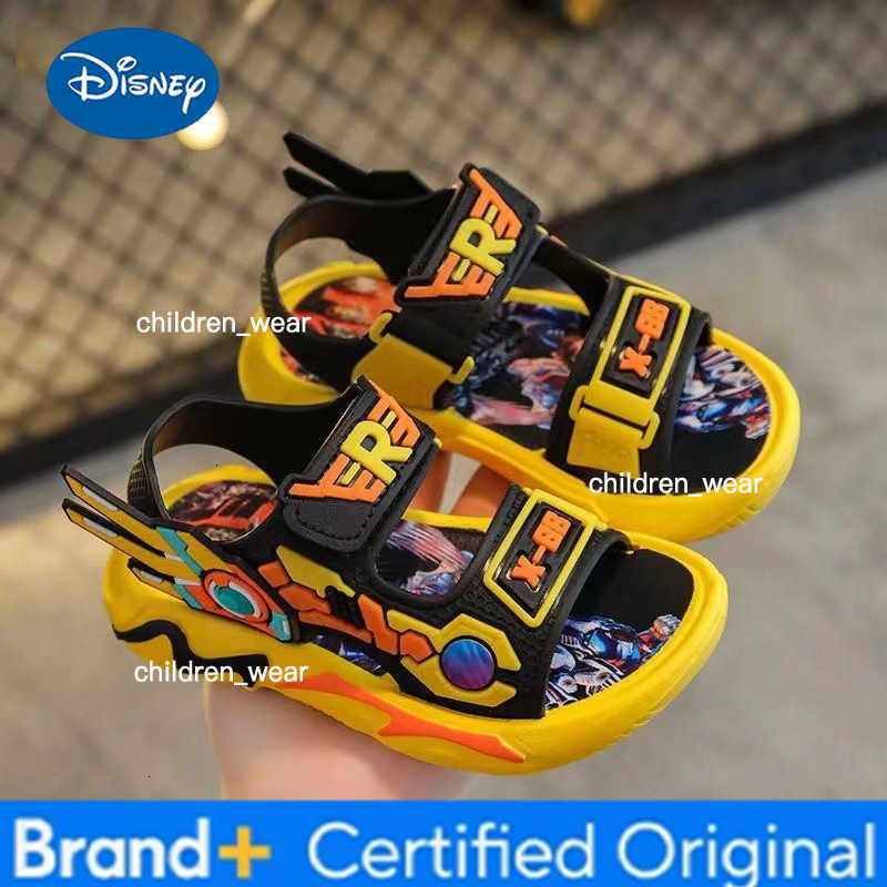 Disney Boys Sandals Summer Kids Shoes Toddler Baby Boys Sandals Infant Casual Beach Children Outdoor Black Shoes H260303