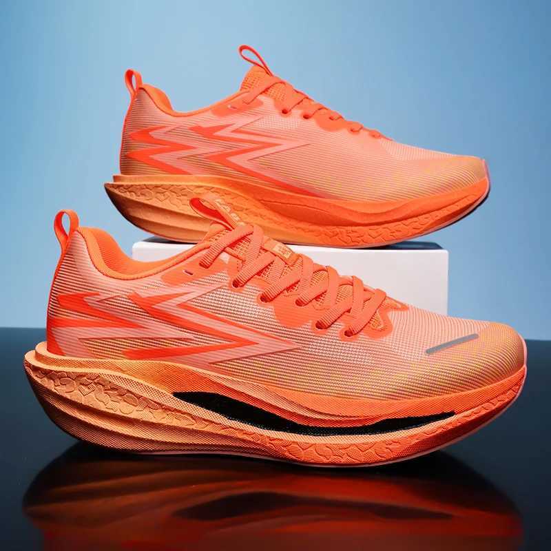 Marathon Men Running Shoes Carbon Board Speciality Sports Breathable Lightweight Womens Comfortable Chunta Athletic Sneakers K260303