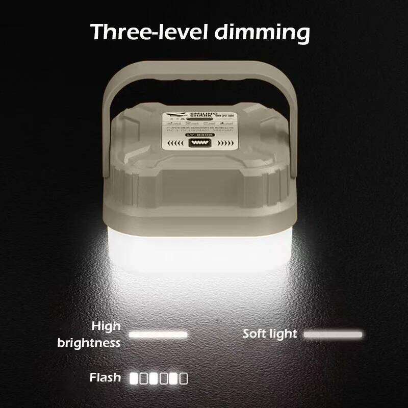 LED Outdoor Camping Fishing USB Table Lamps Rechargeable Dimmable Bedside Light for Home Child Night Lamp S260302