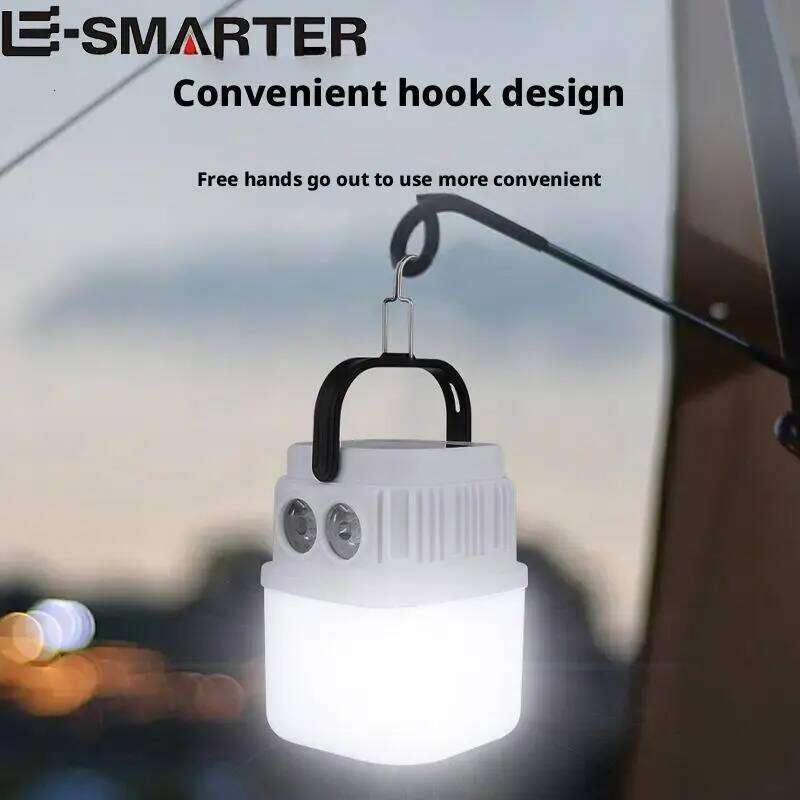 Powerful Solar-Powered Charging Outdoor Camping Tent Multi-Function Type-C Rechargeable Emergency Light S260302