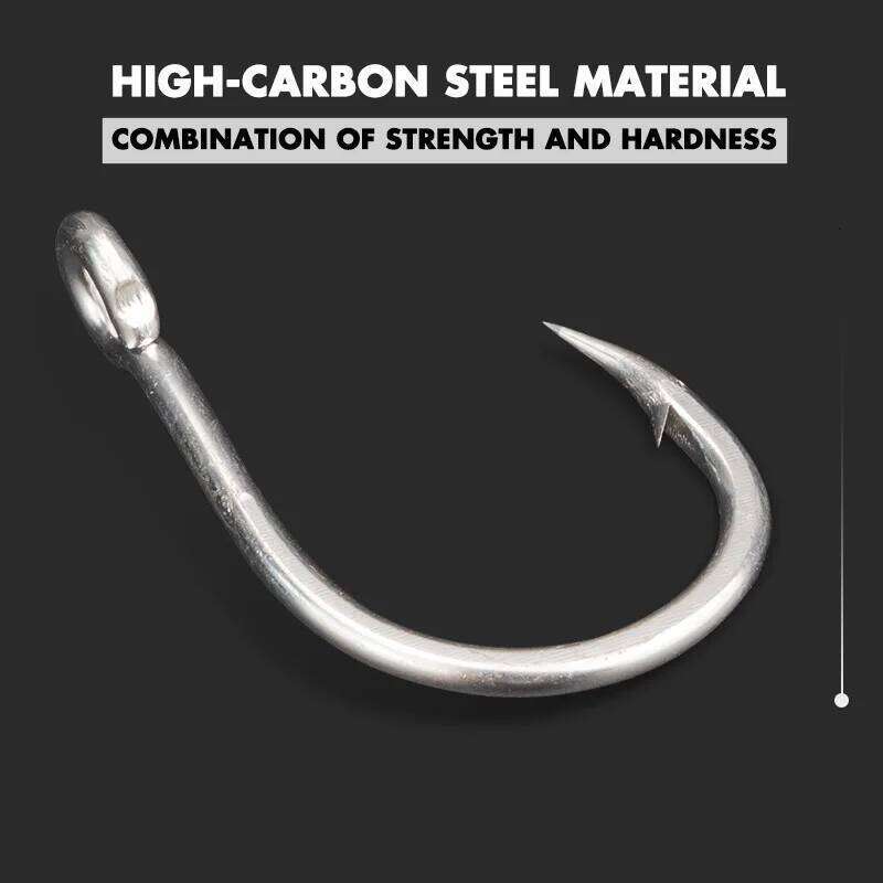 Mustad Single 4X Enhance Hoodlum 10881 Slow Jigging Fish Boat Trolling Offshore Fishing Hook Z260228