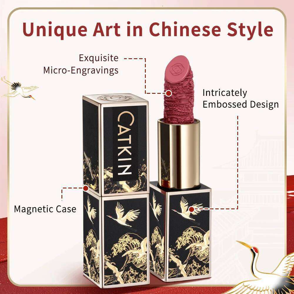 CATKIN Makeup Velvet Matte Lipstick, Hydrating Satin Long Lasting lipstick with Smooth and Creamy Texture H260302