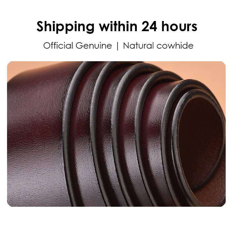 KOLBER 3.3cm Women's Leather Metal Silver Buckle Trouser for Women Natural Cowhide Brown Casual Belt Female Waistband S260228