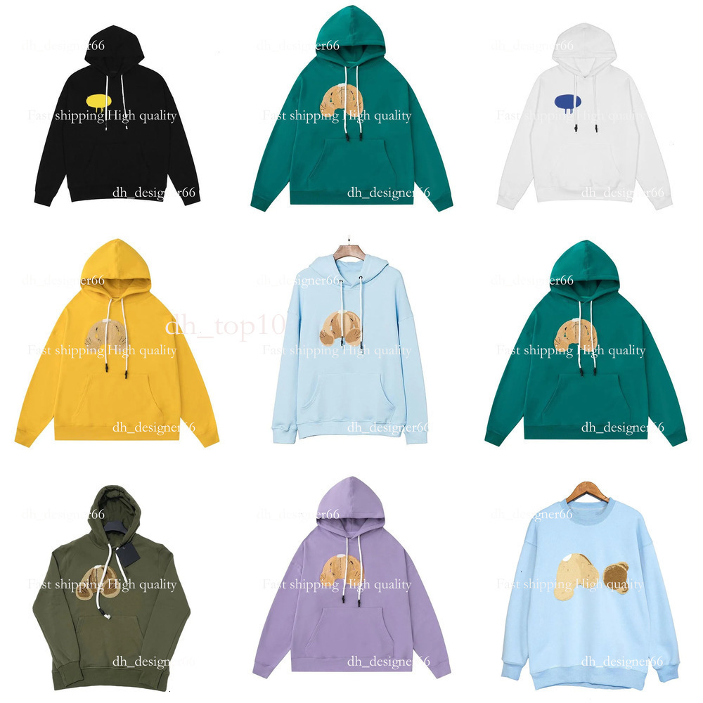 Mirror quality Palm Hoodie Designer Luxury Brand Man 2025 Designers Mens Angles Hoodies Bear Pullover Teddy Printed Terry Hooded Long Sleeve Bear Women Letter 46