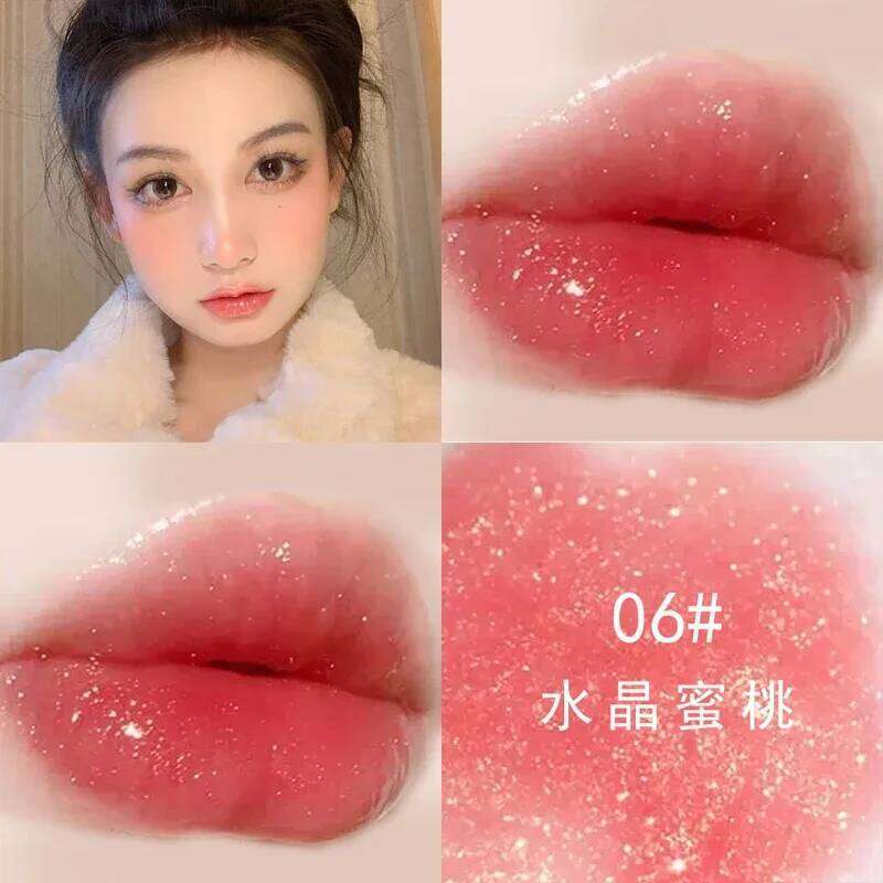 Mini 10 Colors Glitter Waterproof Non-stick Cup Long Lasting Velvet Matte Liquid Lipstick Lip Gloss Cosmetic Makeup H260302