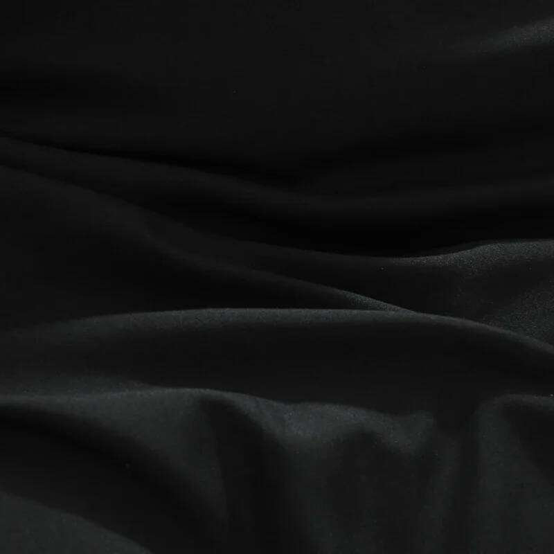 Black Color For Adults Simple Style Double Sheet Sets Single/Queen/king Bed Cover Full Set Plain Bedding W260302