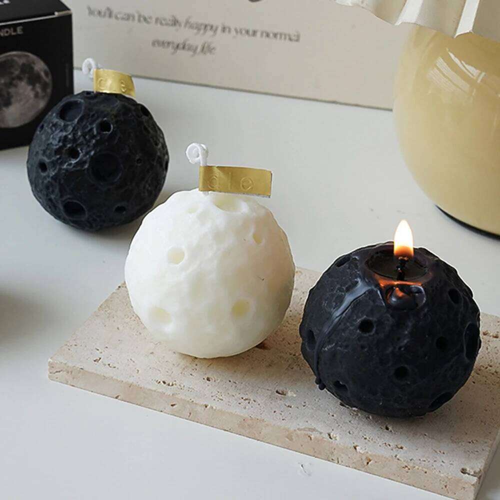 Creative Lunar Shape Scented Candles Home Decor Candle For Party Birthday Room Decoration Gift W260303