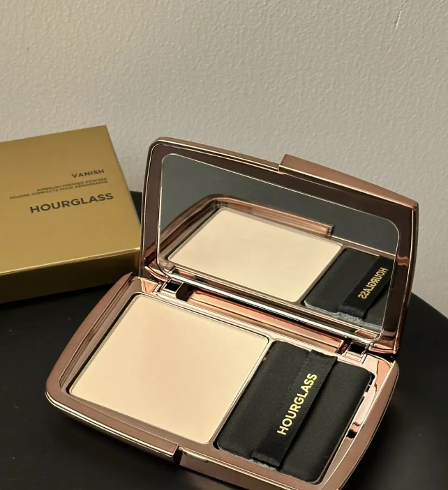 Hourglass Vanish Airbrush Pressed Powder 10.5g Face Cheek Makeup Powder Palette 3 Colors Translucent Light Medium Natural Matte Face Setting Powders