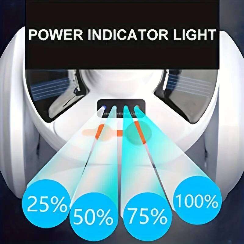 Portable Solar Camping Light with Hook Remote Control Folding Football Bulb Rechargeable Desk Lamp for Tent Emergency Chandelier S260302