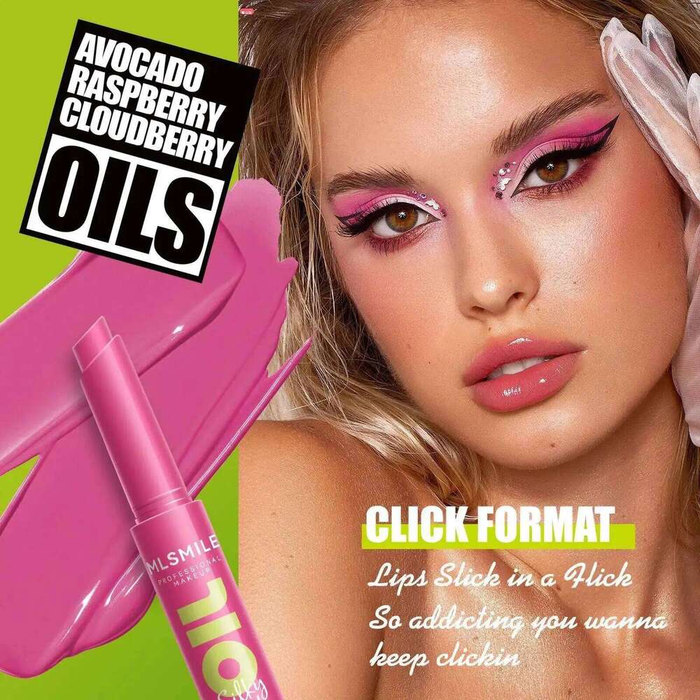 MLSMILE Multicolor Silky Lipstick Hydrating Lip Balm Long Lasting Mirror Gloss Oil Nourishing Radiant Press H260302