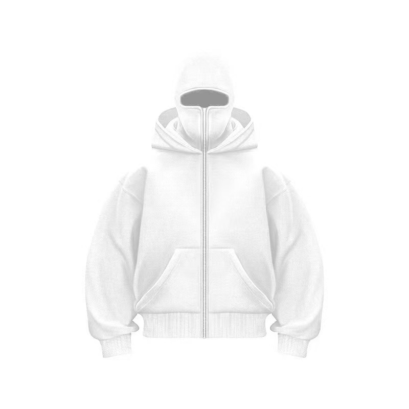 New Autumn and Spring Double-Layer Hooded Zip-Up Sweatshirt Jacket, Unique Design, Loose Street Style, Unisex Couples Fit