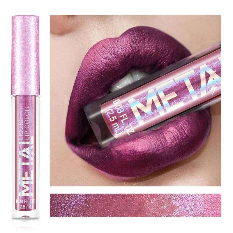 Matte Liquid Lipstick Waterproof Long Lasting 24 Hours Non-Stick Cup Shimmer Glitter Gloss Women Lip Tint Makeup Cosmetics H260302