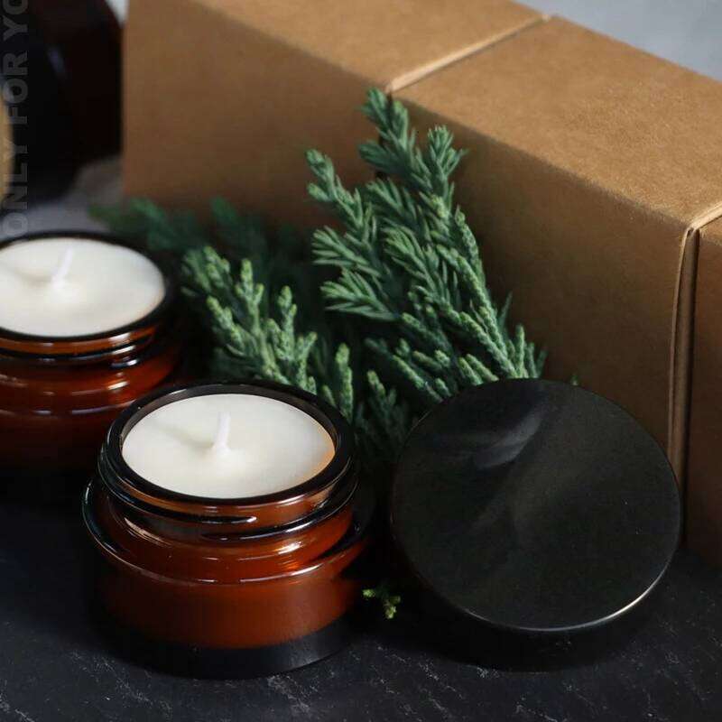 Scented Candles Jar Soybean Wax Light Tasting Cup Accessory Hand Gift Box Home Decoration Candle Jars with Lid Wholesale W260303