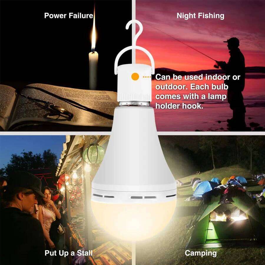 Convenient Multifunctional LED Outdoor Camping Tent Portable Emergency Bulb Rechargeable Household Night Light S260302