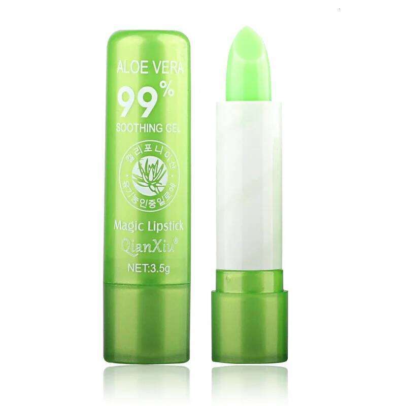 New Natural ALOE VERA Temperature Change Color Jelly Lipstick Long Lasting Moistourizing Makeup Balm Lip Gloss H260302