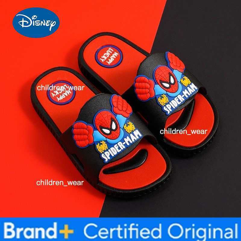 Disney Childrens Slippers Cartoon Boys Summer Home Shoes Boys Sandals Waterproof Anti-slip Kids Garden Shoes Size 24-39 H260303