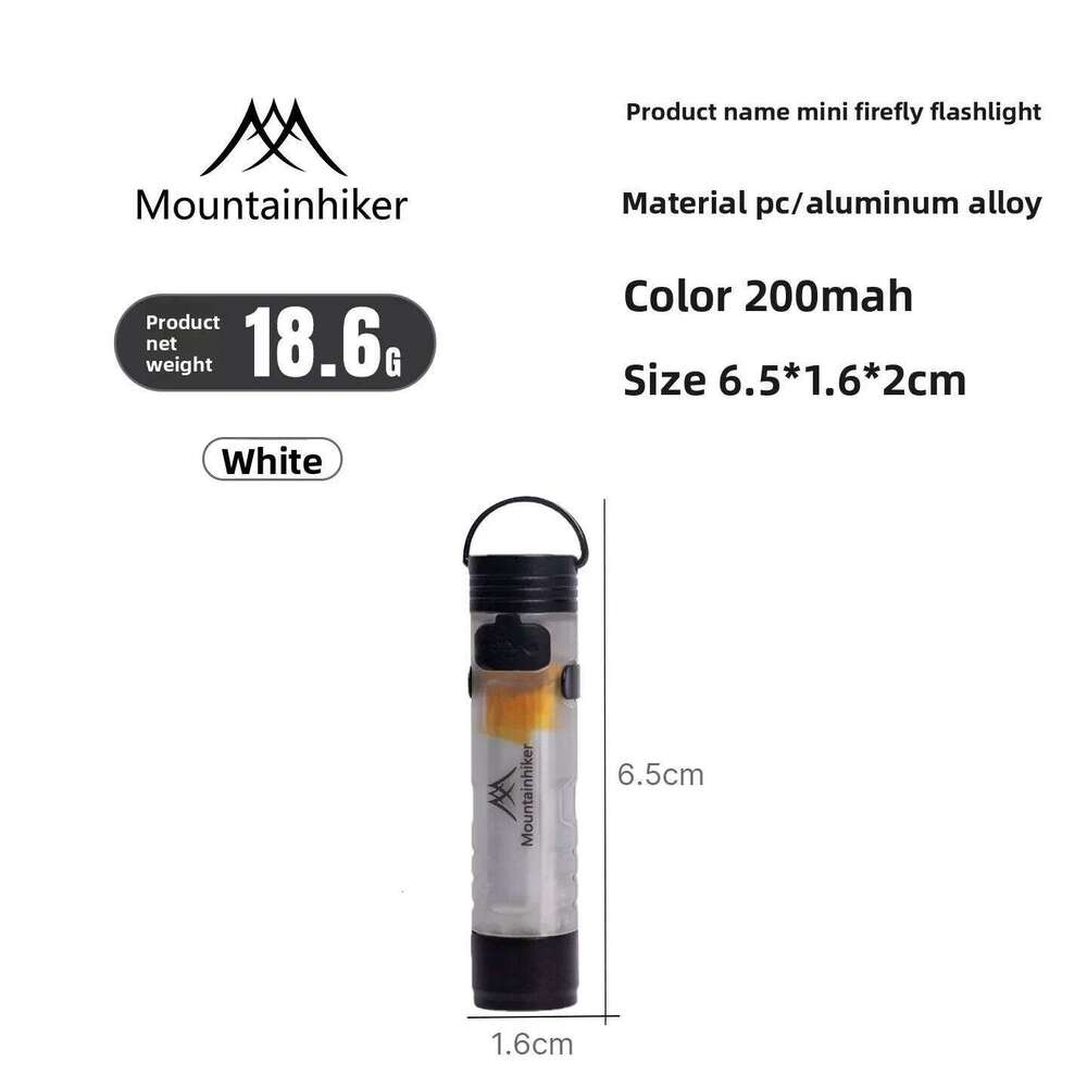 MOUNTAINHIKER Pocket Mini Flashlight Outdoor LED Key Clip Cap5050 Long Endurance USB Rechargeable Emergency Hiking Camping Trail S260302