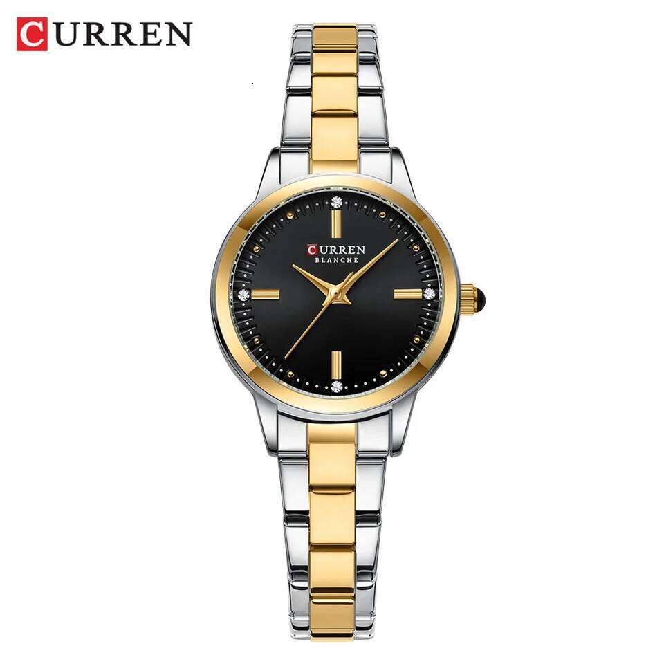 CURREN Women's Watches Fashion Original Quartz Wrist Watch for Ladies Roman Dial Dazzling Diamond Waterproof Luminous Luxury New XJ260303